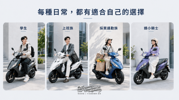 2026 125cc 機車依學生、上班族、採買通勤族與嬌小騎士需求推薦